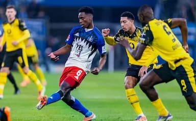 德甲第13逼平德甲第3，多特蒙德错失3连胜_汉堡队_比赛_头球攻门